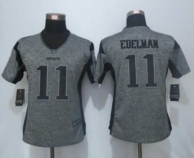 Women Limited Nike New England Patriots #11 Edelman Gray Stitched Gridiron Gray Jersey,We sell and wholesale Women Limited Nike New England Patriots #11 Edelman Gray Stitched Gridiron Gray Jersey on line form chian!